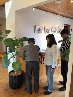 モデルハウスで展覧会　　明日より開催！