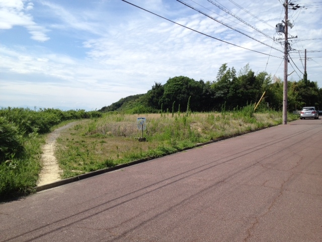 海が見える住宅地