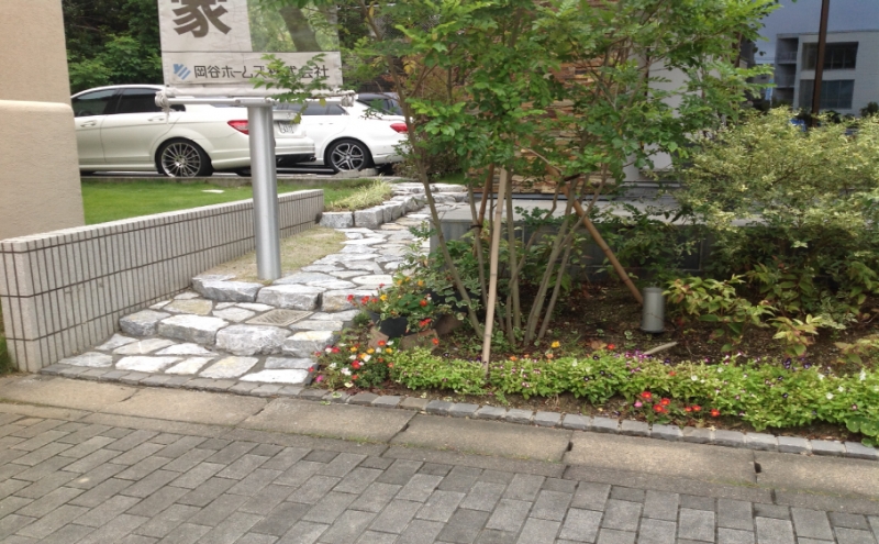 展示場の通路